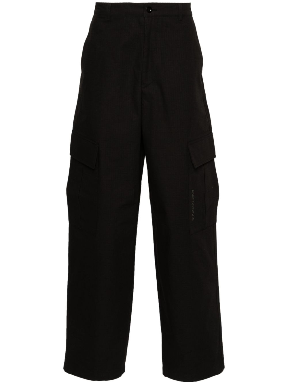 Ripstop cargo trousers - Black