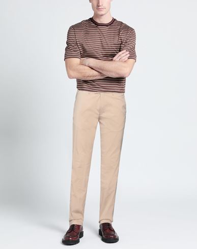 Man Pants Beige Size 40S Cotton, Nylon, Elastane