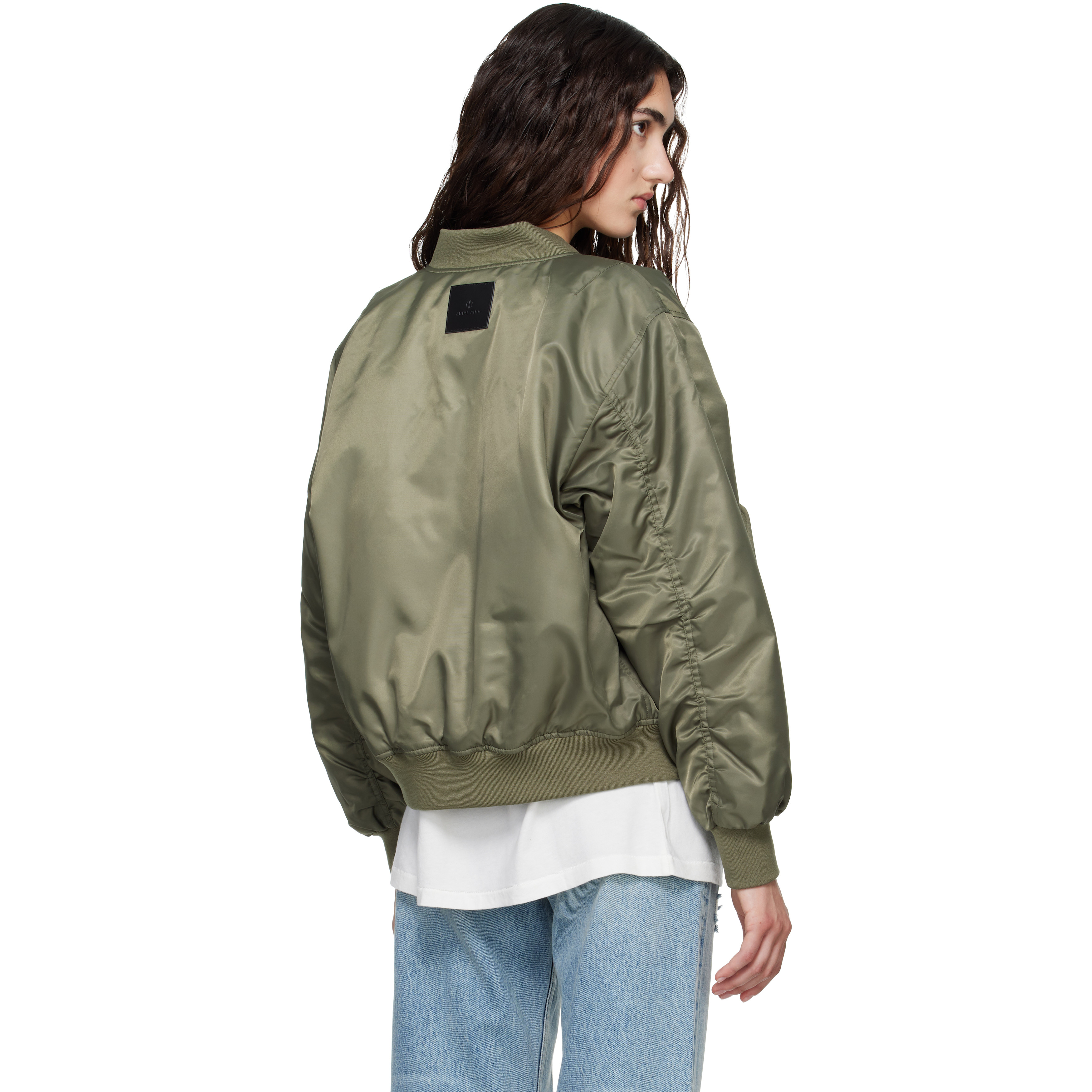 Khaki Leon Bomber Jacket