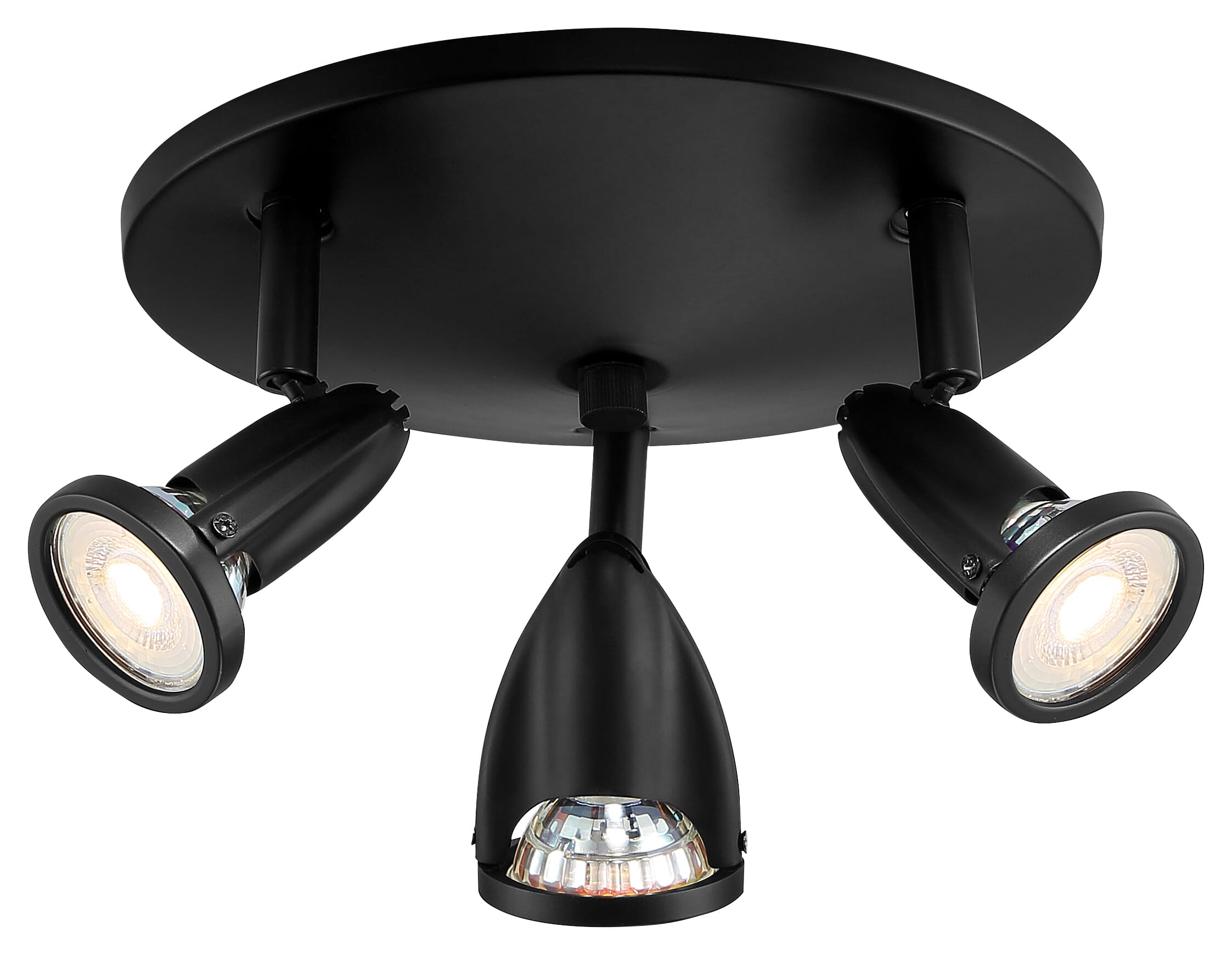 Access Cobra 3-Light Track Lighting in Black - 52103LEDDLP-B