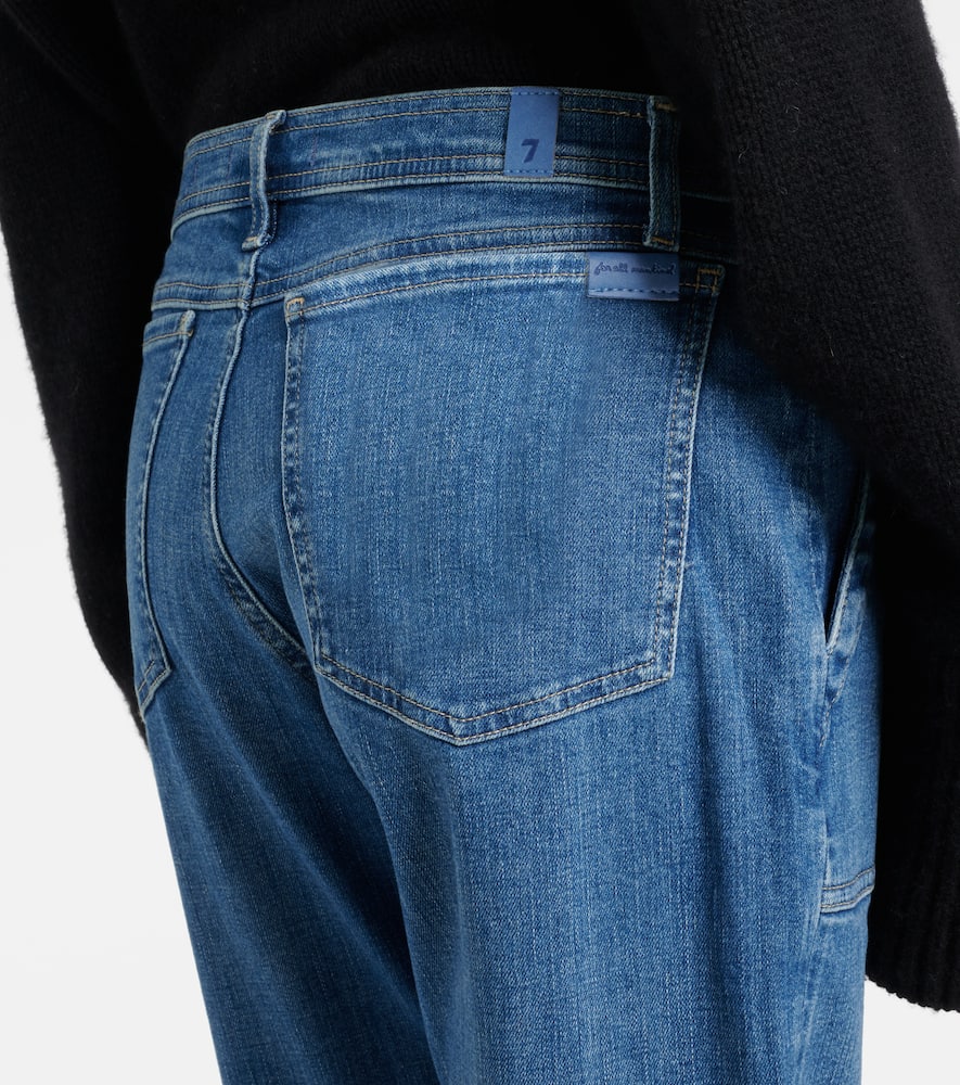 High-rise straight jeans