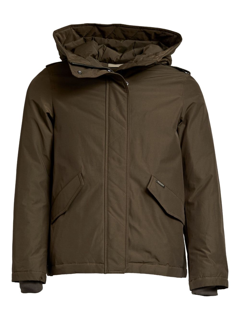 Hooded blouson jacket