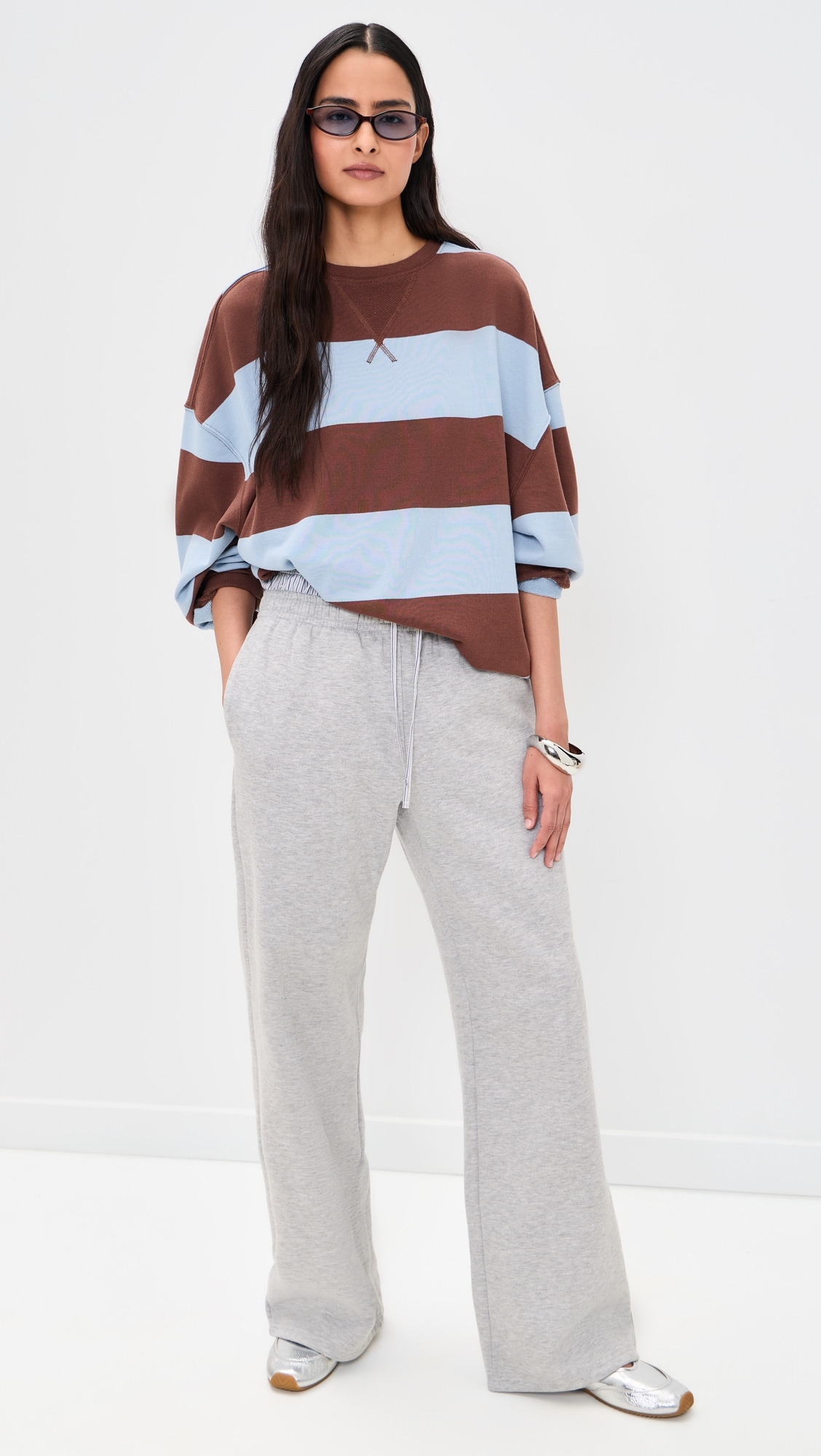 Goodfella Track Pants Grey Marle