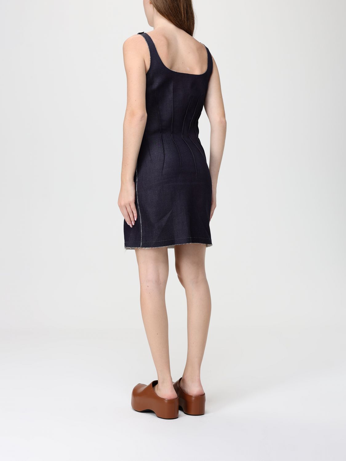 Denim mini dress - Blue