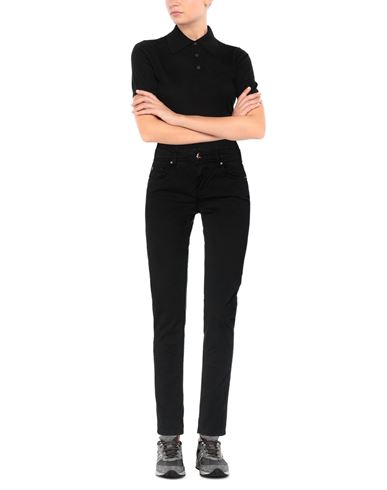 Gaudì Jeans Woman Pants Black Size 24 Cotton, Elastane