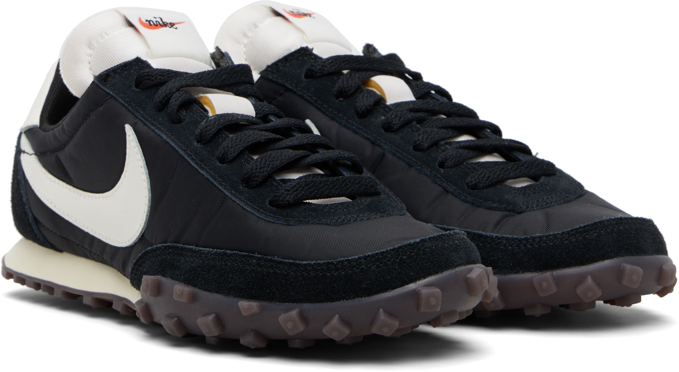 Black Waffle Racer Sneakers