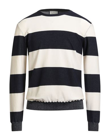 Man Sweater Midnight blue Size L Cotton, Polyamide
