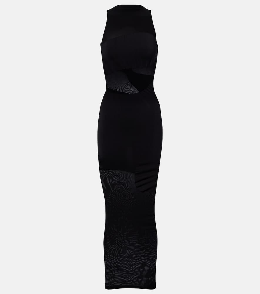 Shade paneled midi dress