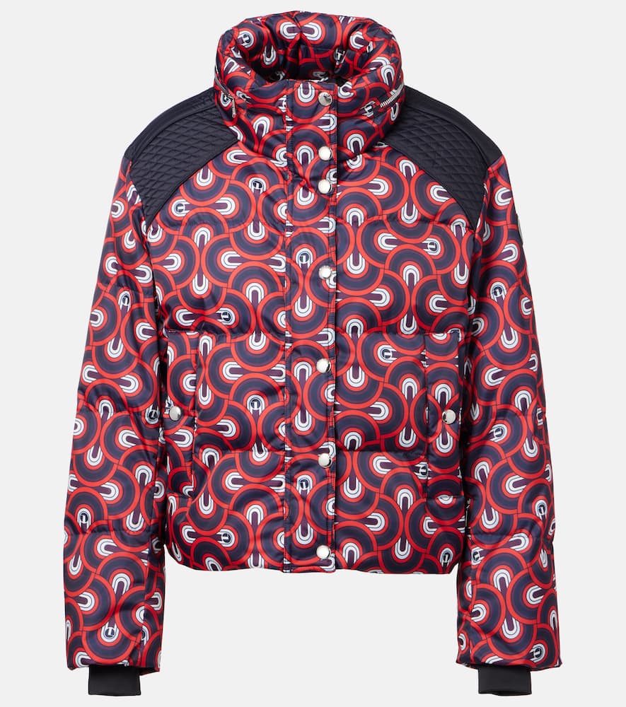 Tatum printed quilted ski jacket