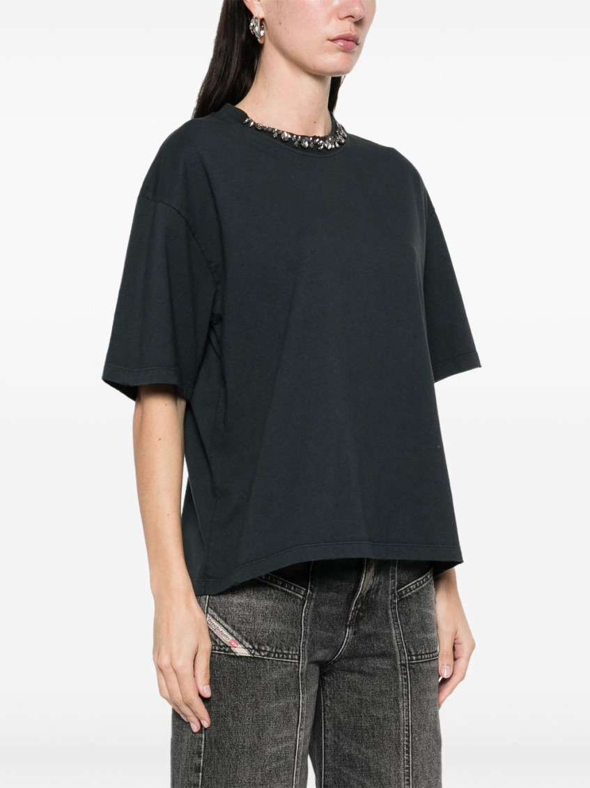 Tshirt Crystal Collar