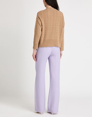 Crochè Woman Sweater Camel Size L Polyamide, Viscose, Wool, Cashmere