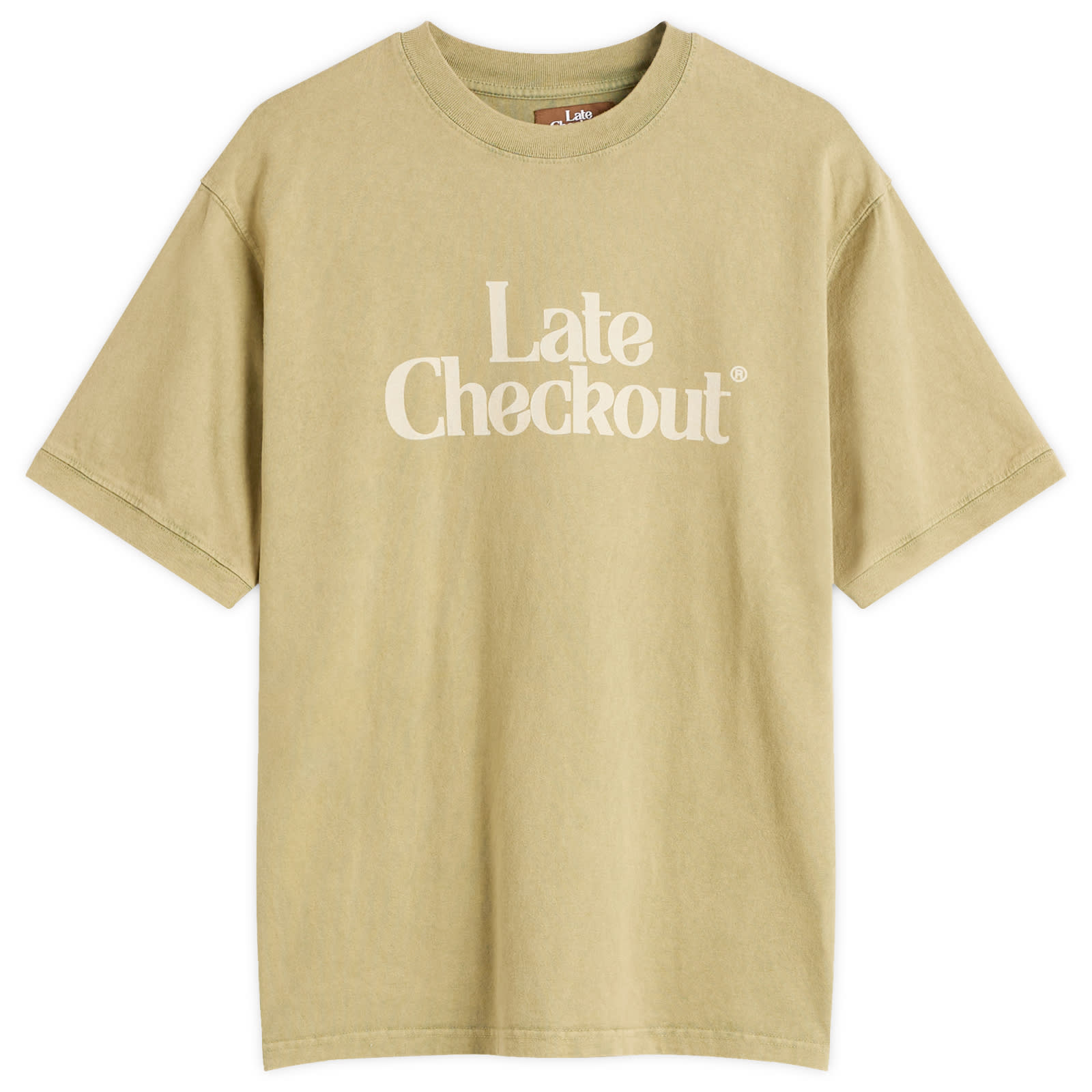 Men's Logo Vintage Ringer T-Shirt in Green