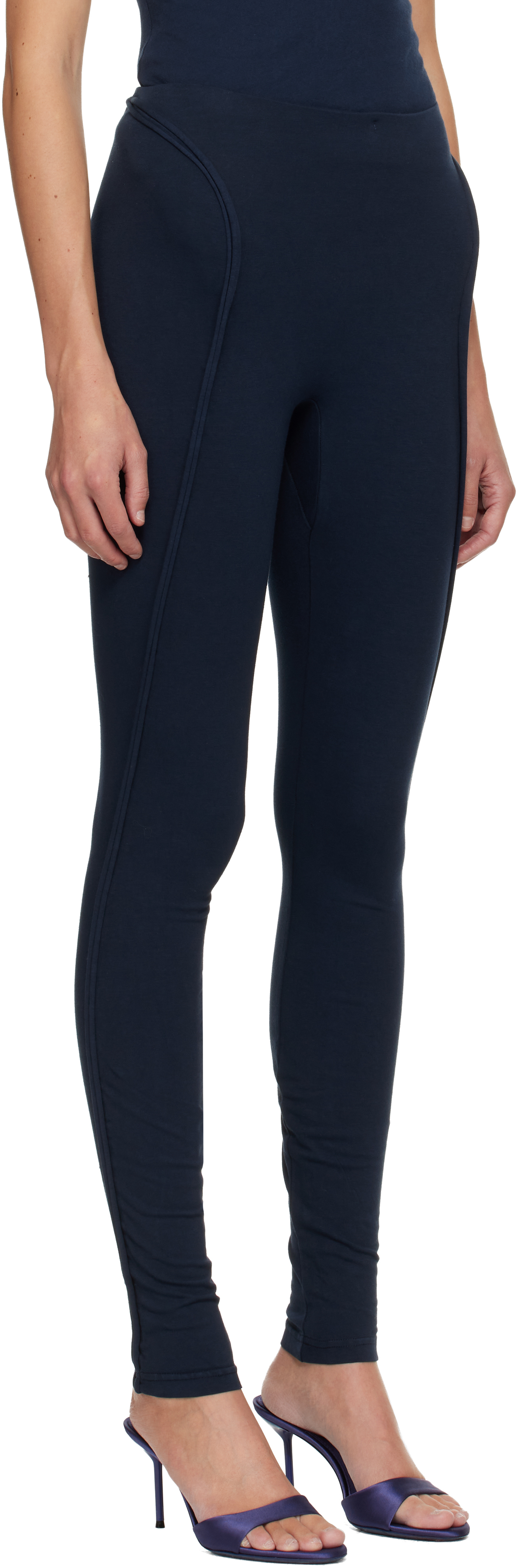 Navy Sculpted Hip Leggings