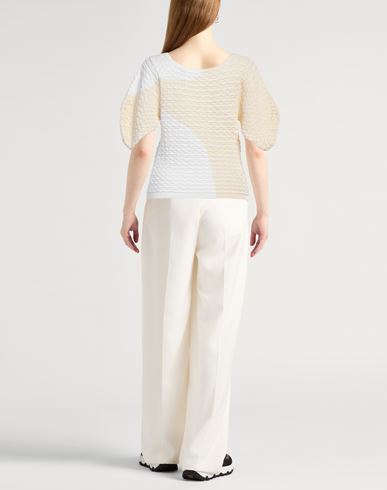 Woman Sweater Cream Size 6 Viscose, Polyamide