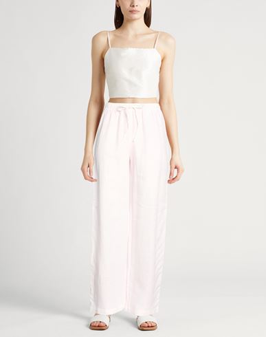 Woman Pants Pink Size 10 Linen