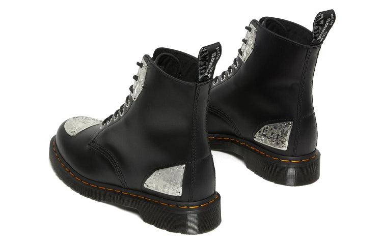King Nerd 1460 Martin Boots Black