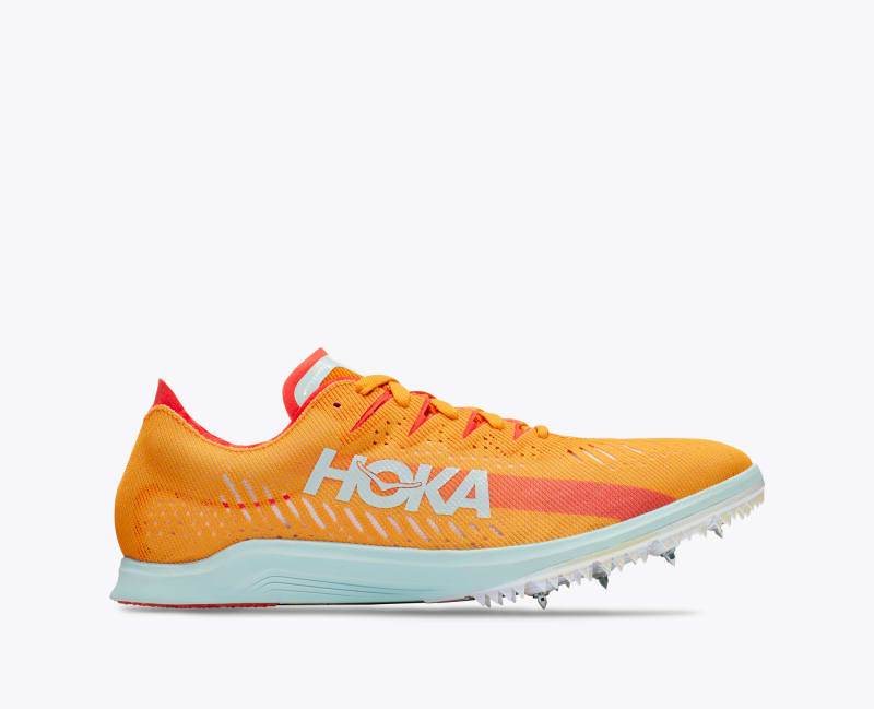 HOKA Cielo X LD Shoes in Radiant Yellow/Camellia