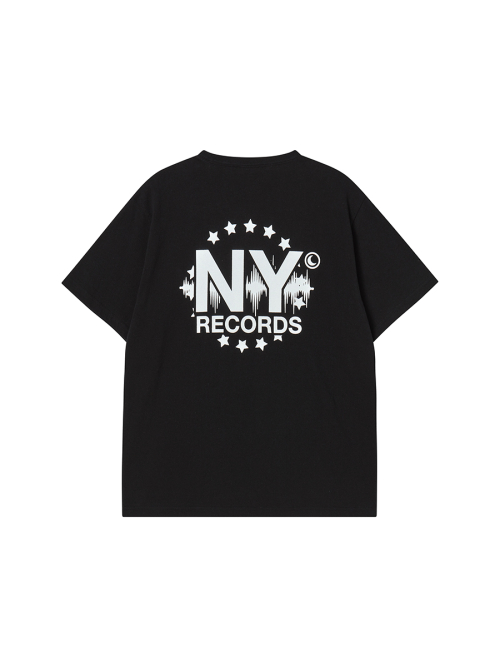 RECORDS TEE BLACK