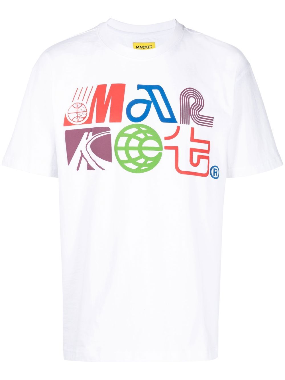 Logo-print short-sleeve T-shirt - White