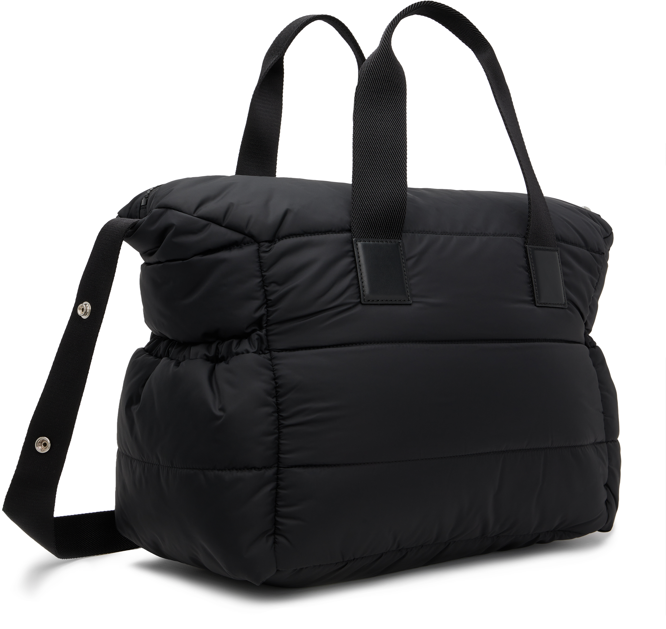 Baby Black Nylon Diaper Bag