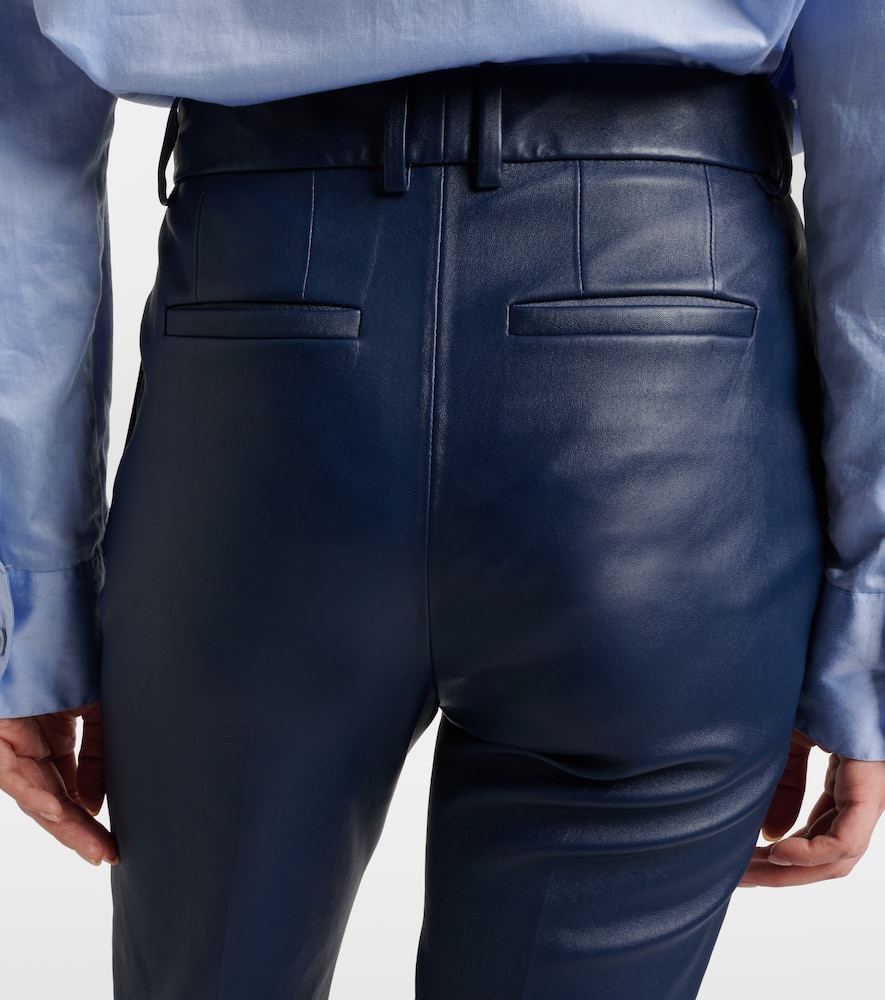 Coleman leather slim pants
