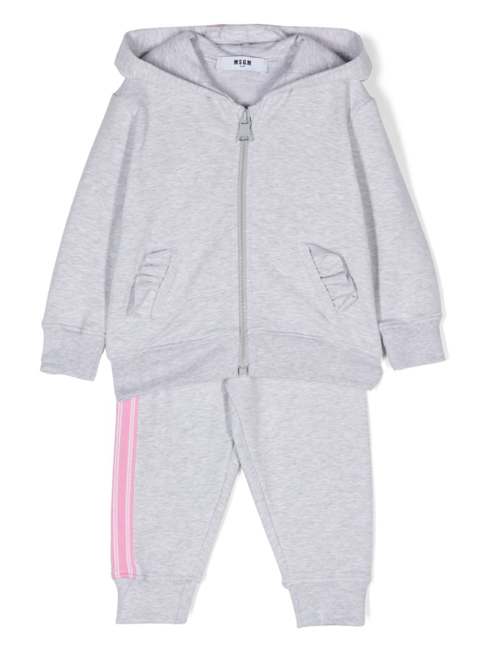 Logo-print tracksuit - Grey