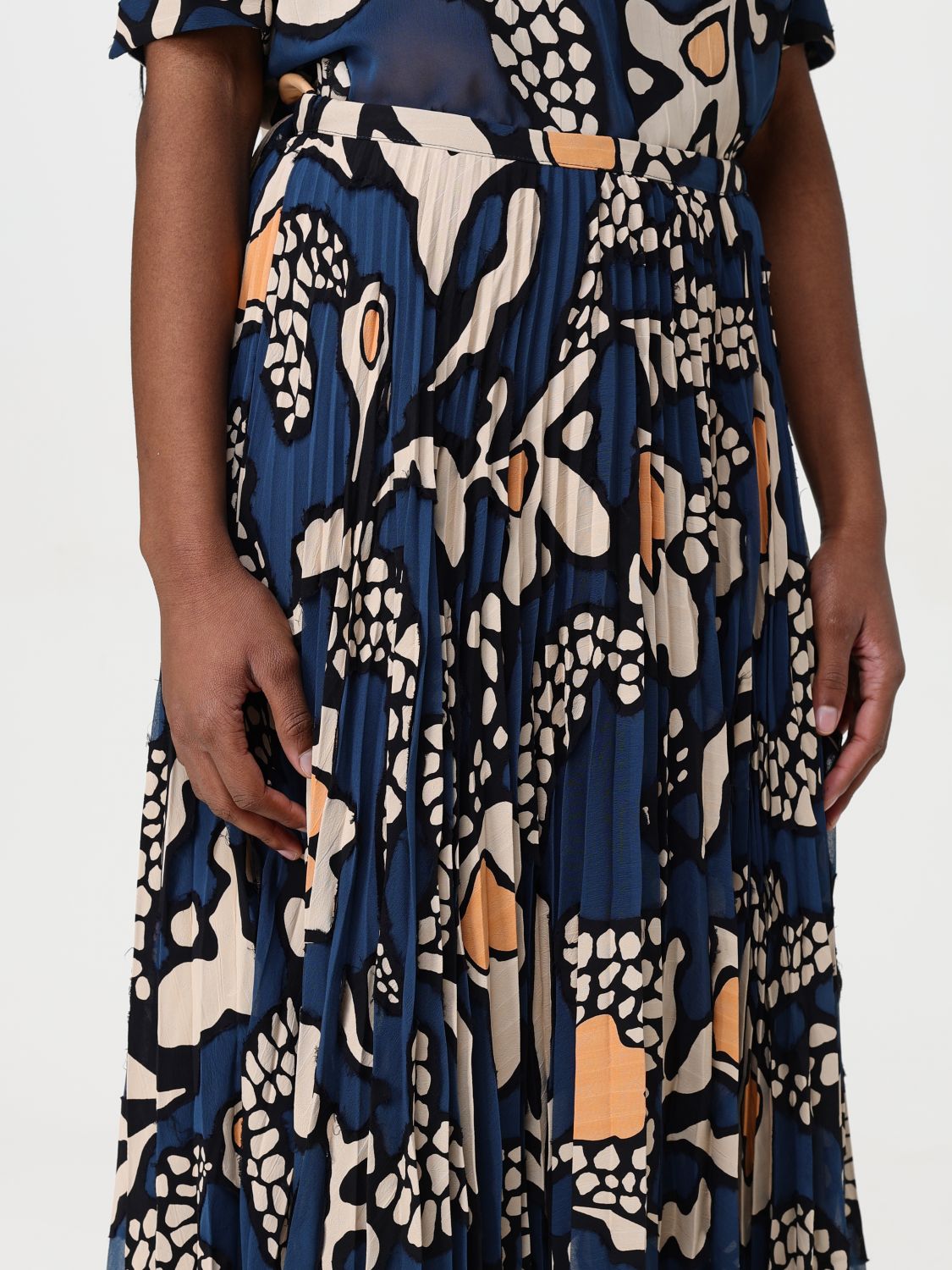 Faun midi skirt - Neutrals