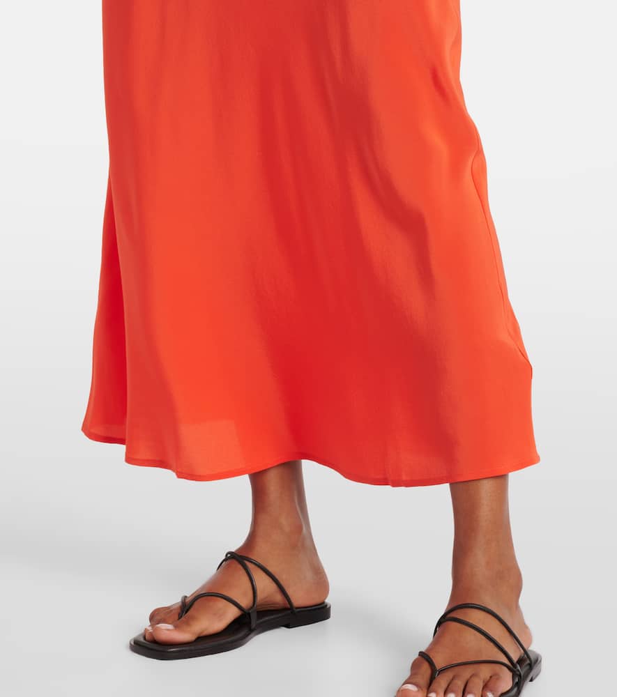 Valencia silk maxi dress