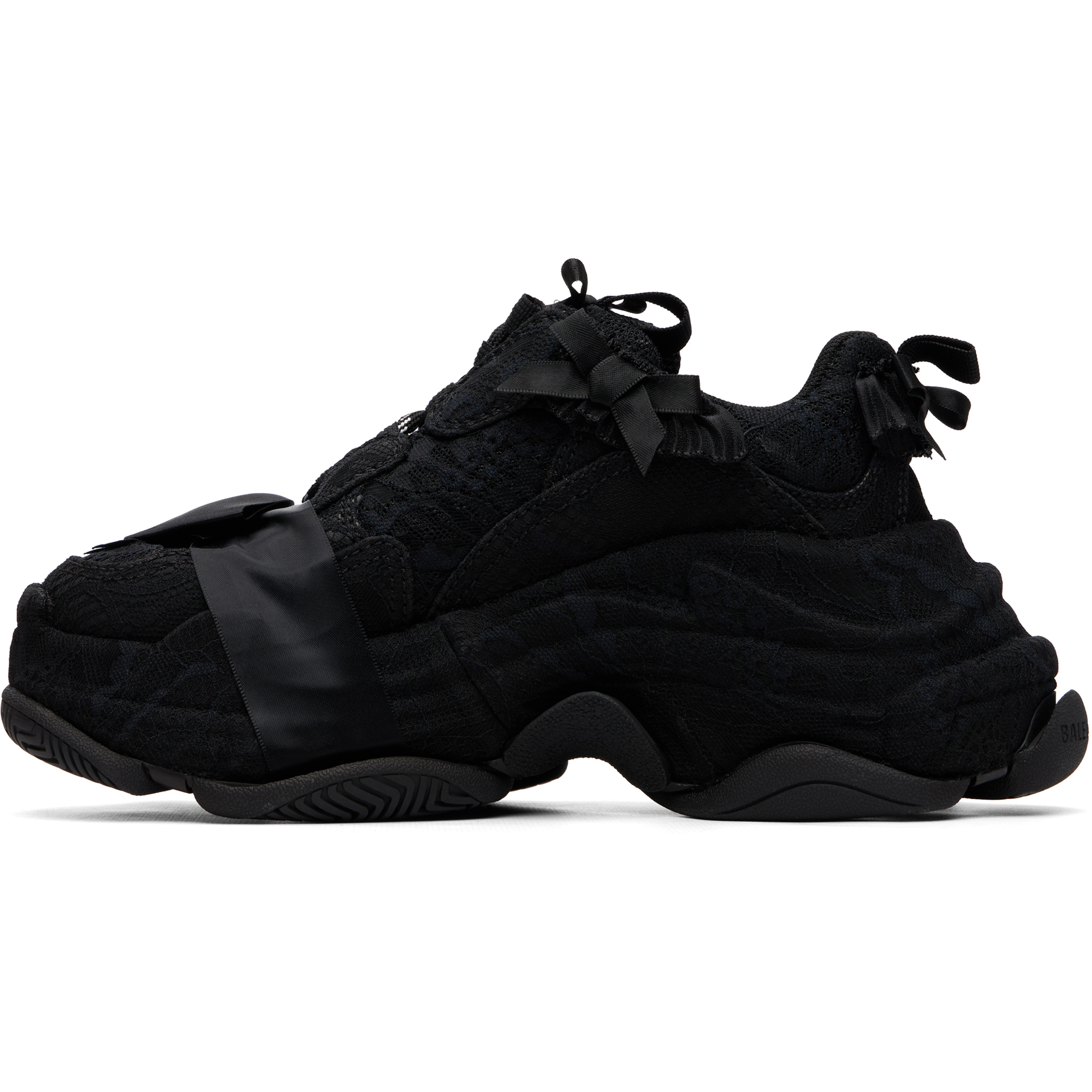 Black Triple S Sneakers