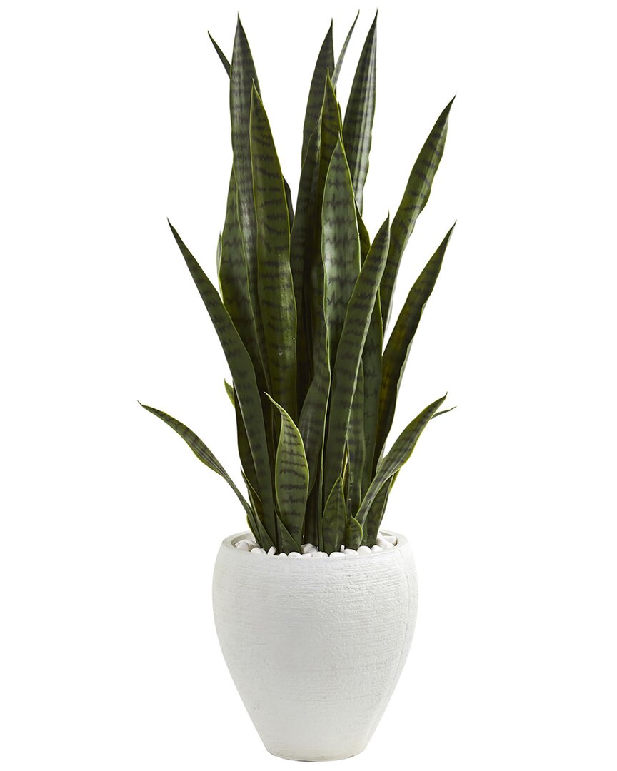3.5Ft Sansevieria Artificial Plant In Planter