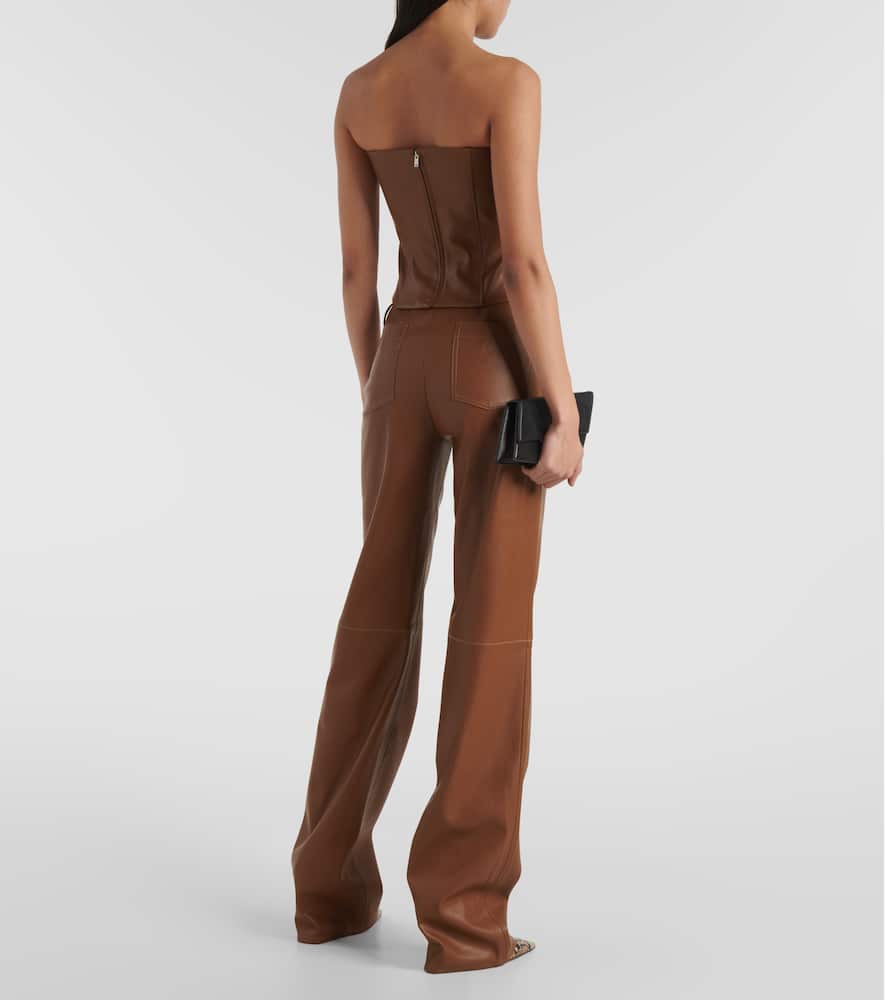 Cida low-rise straight pants