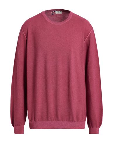 Man Sweater Garnet Size 48 Merino Wool