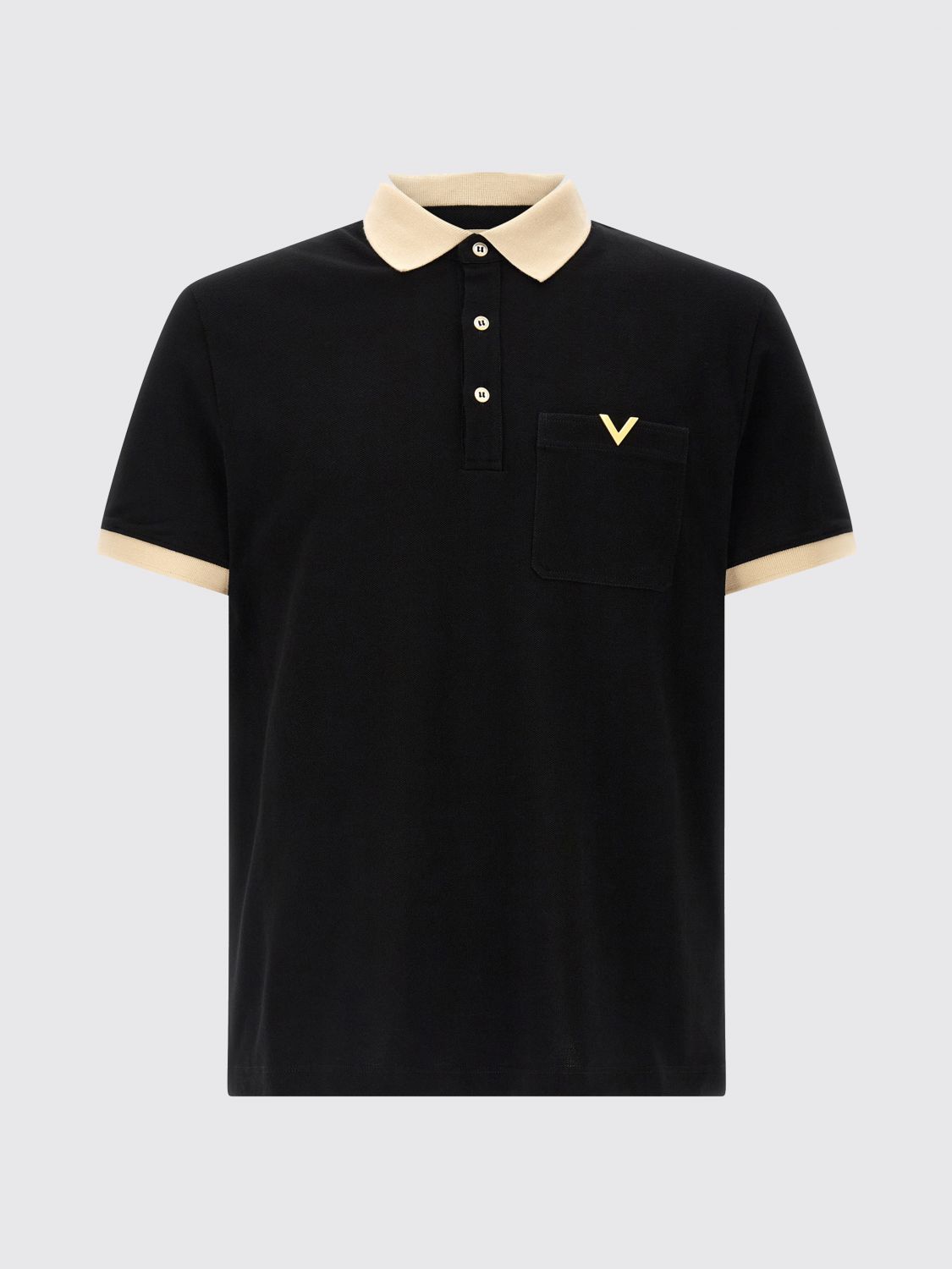 Polo Shirt Men color Black