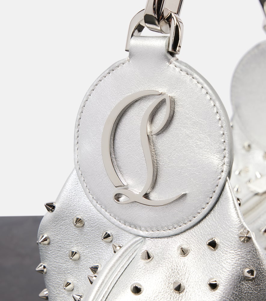 Christian Louboutin Le 54 spiked metallic leather shoulder bag