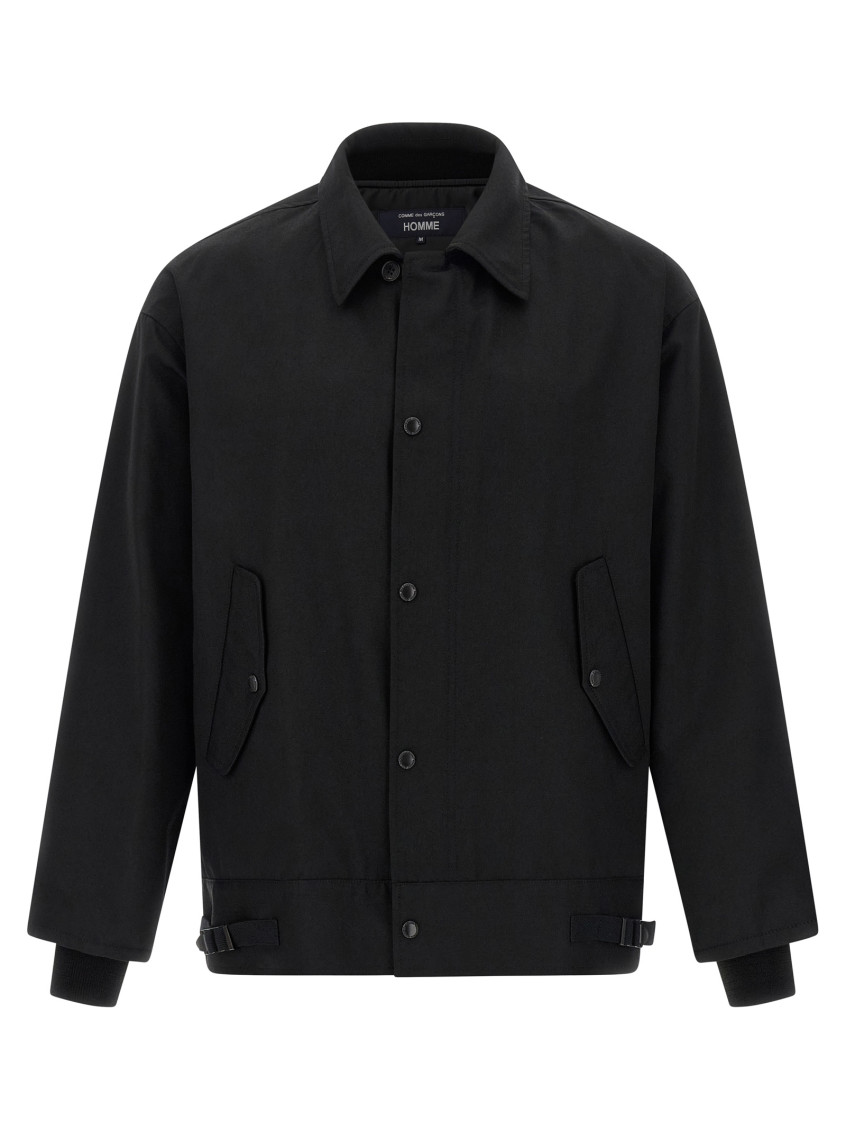 Black Shirt Collar Jacket