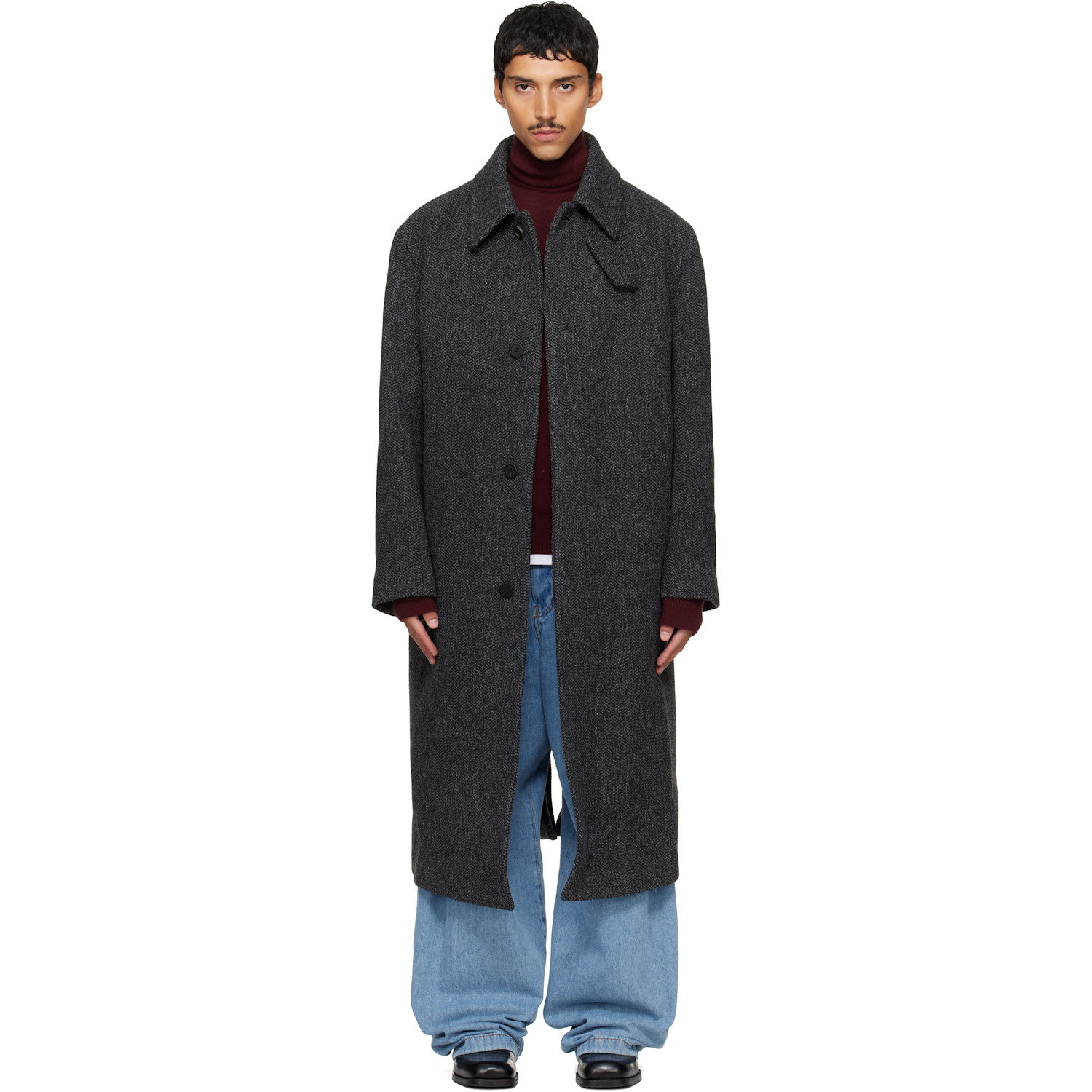 Gray Tweed Coat