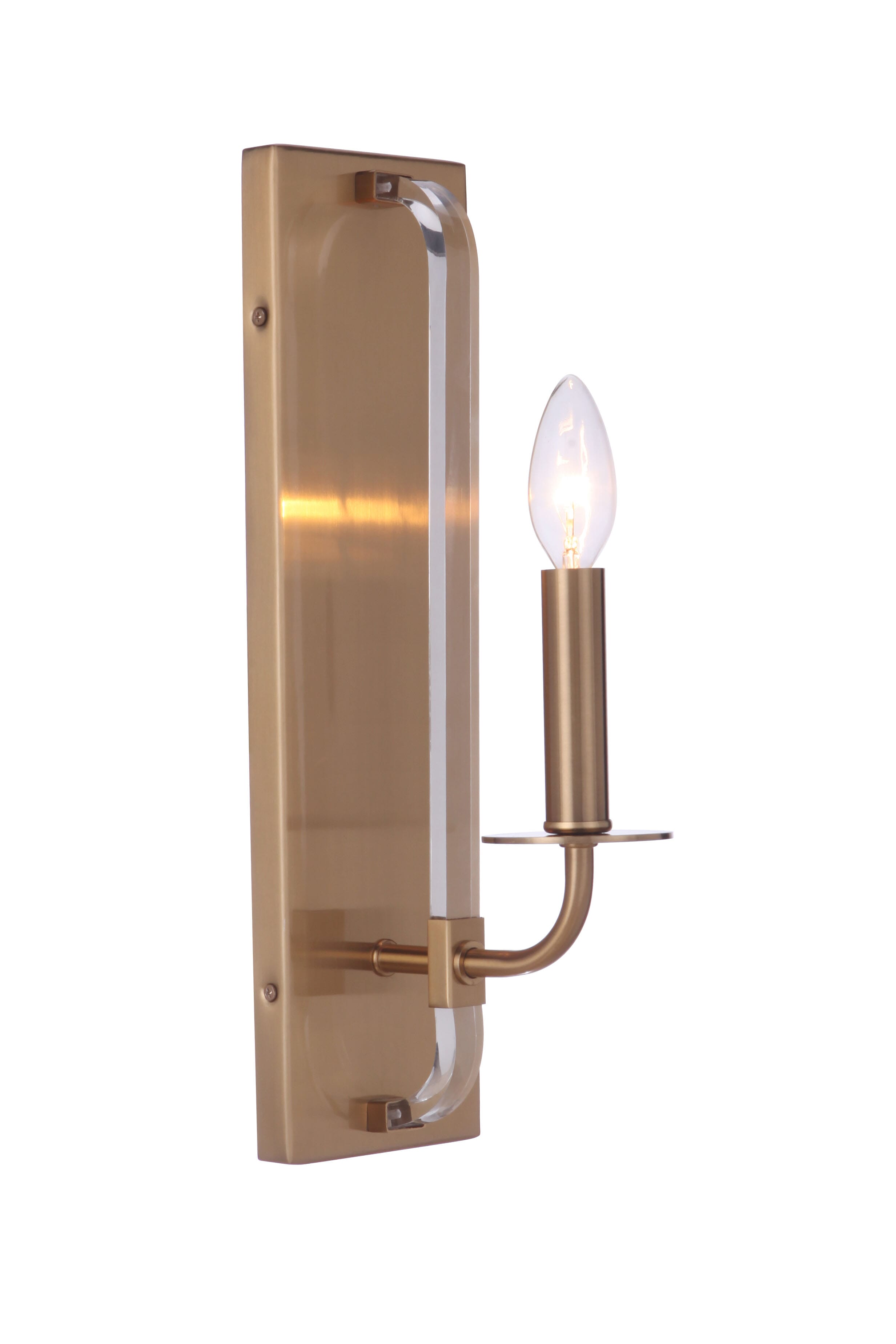Graclyn 1-Light Wall Sconce in Satin Bra