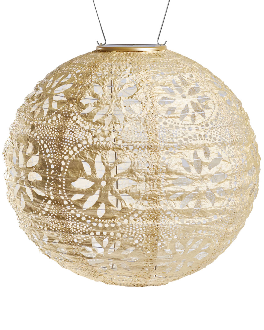 Soji Stella Solar Boho Globe Lantern