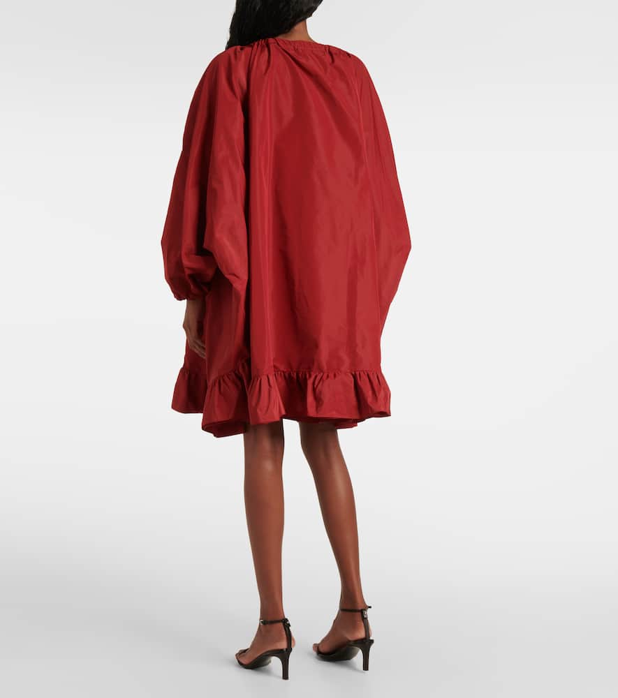 Frill ruffled midi dress