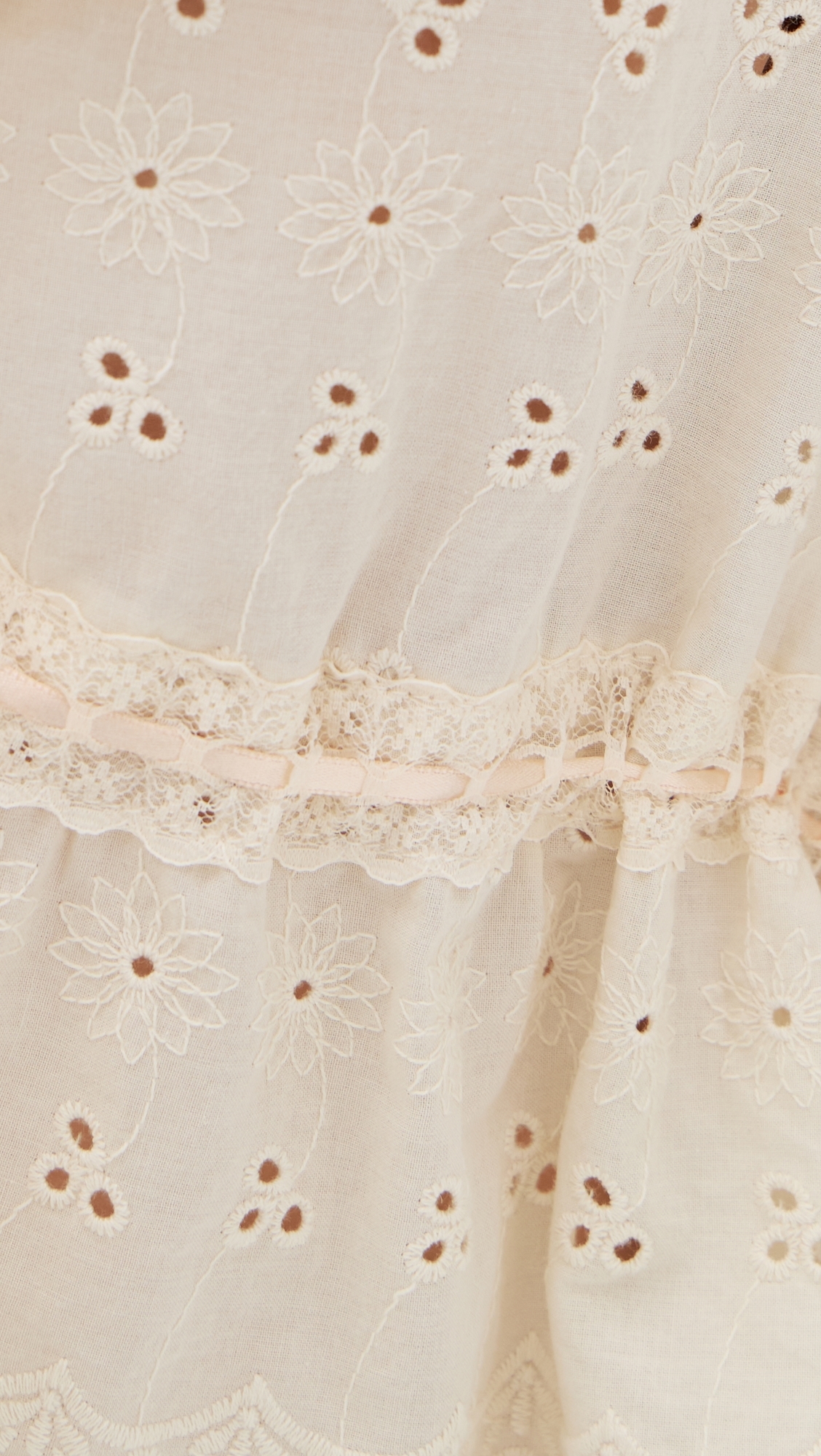 Sophia Ruffle Top Beige