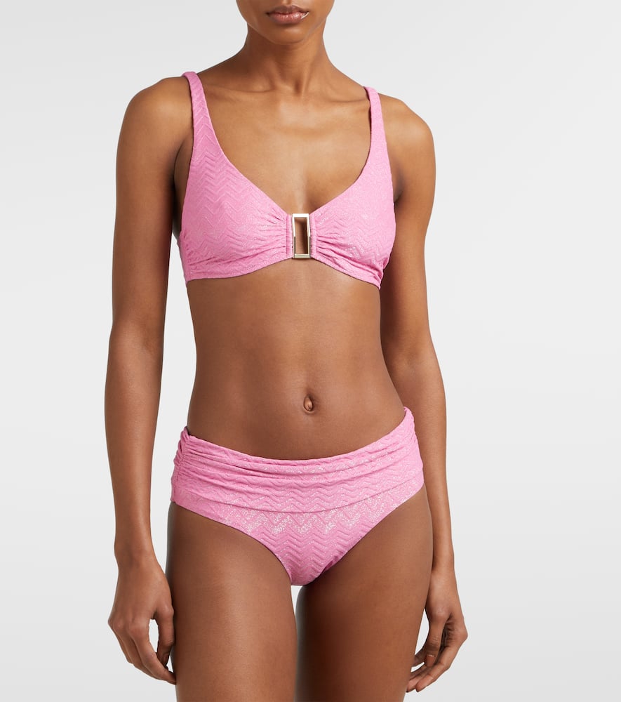 Bel Air chevron bikini top