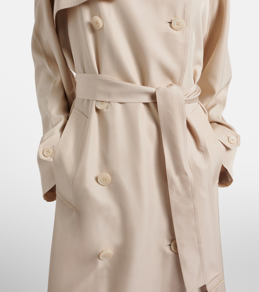 Veyron ovesized twill trench coat