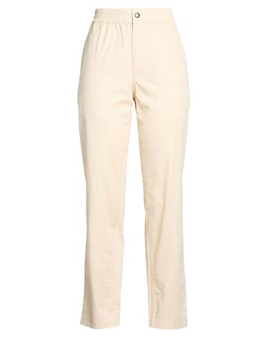 Maison Kitsuné Woman Pants Cream Size 6 Cotton