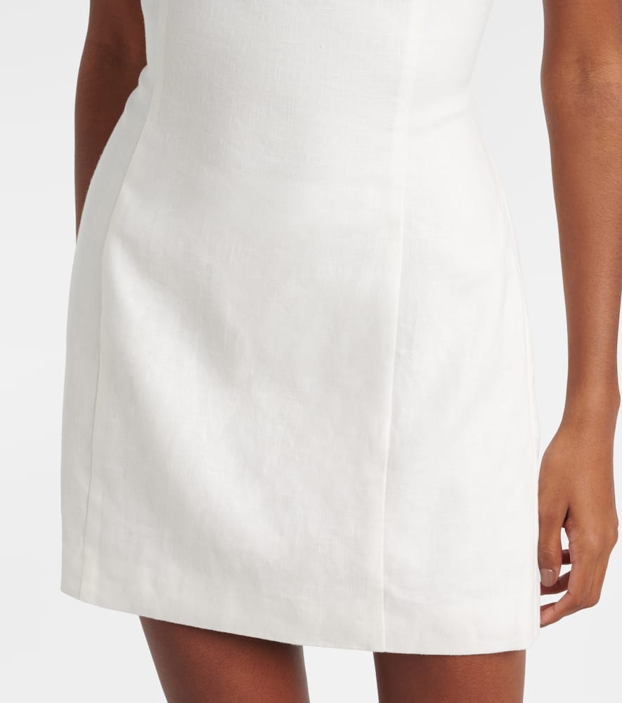 Iris linen minidress