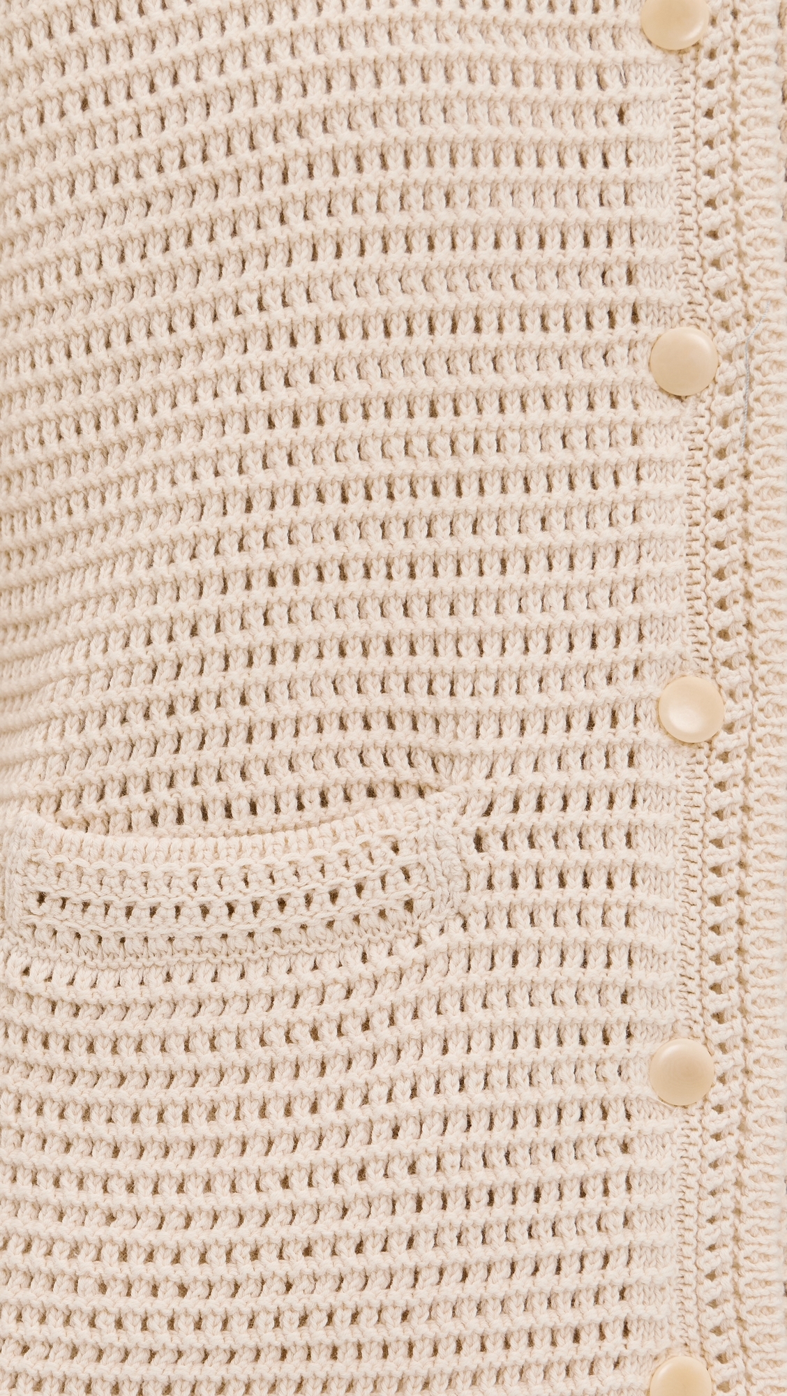 Crochet Cardi Jacket Natural