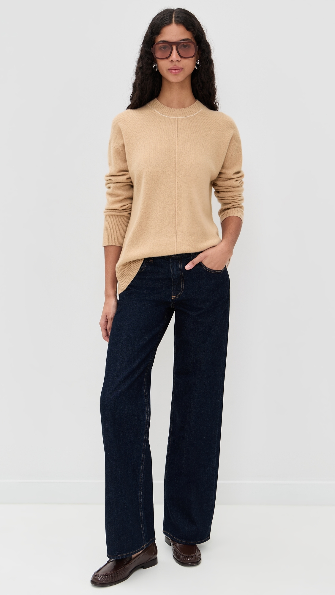 Crew Neck Sweater Fawn