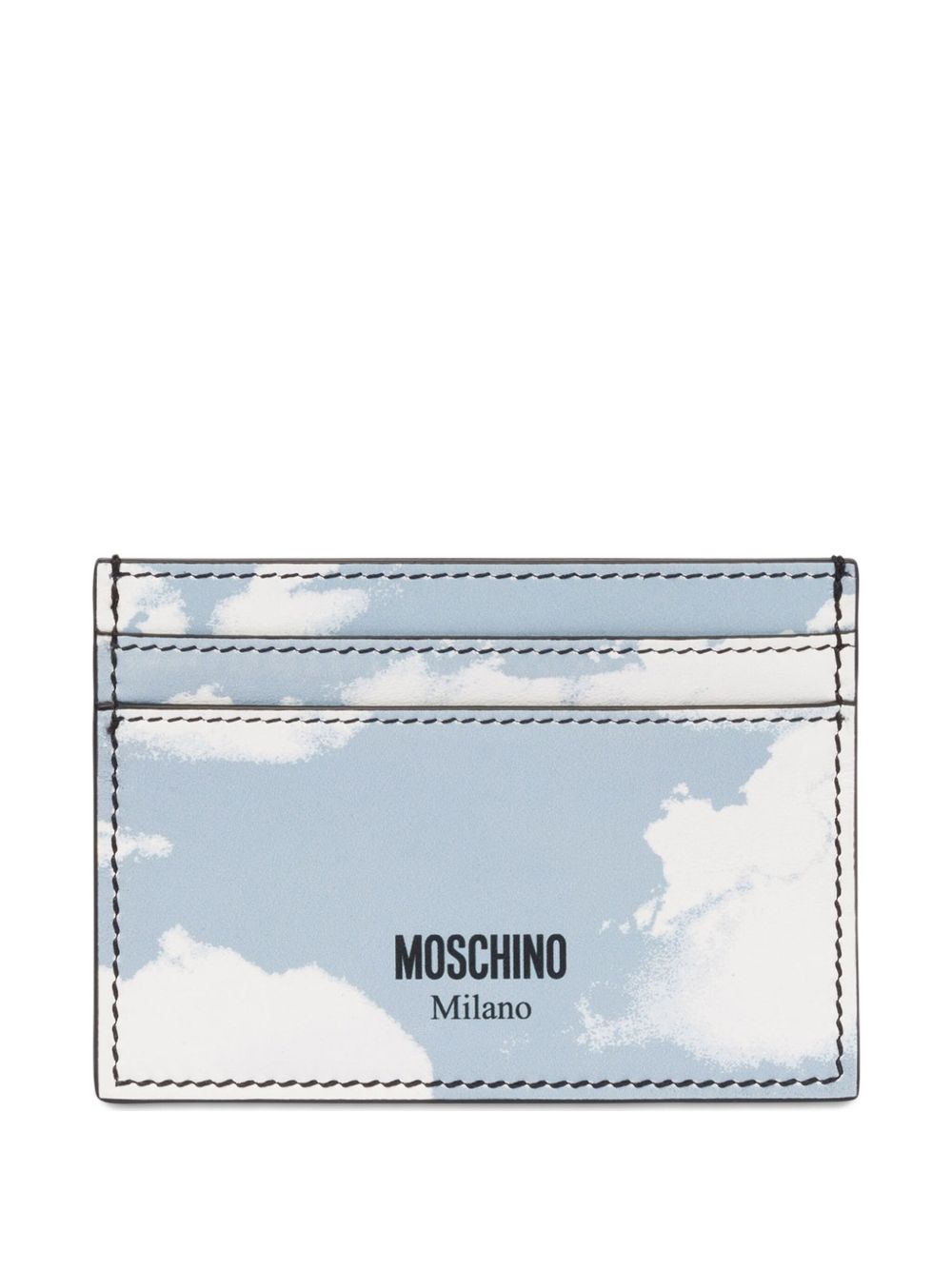 Leather wallet - Blue