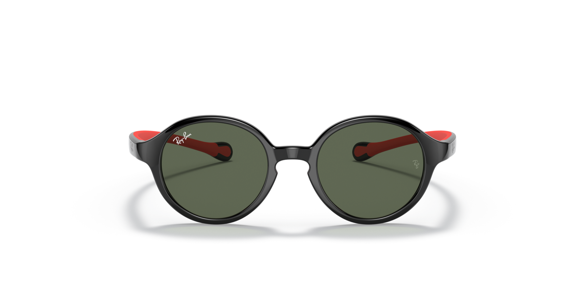 Ray - Ban Kid Ray - Ban RJ9075S 710071 Sunglasses Injected Black Green Pantos Norma