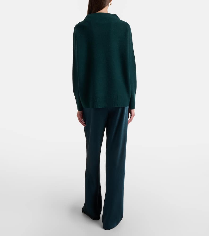 High-rise satin wide-leg pants