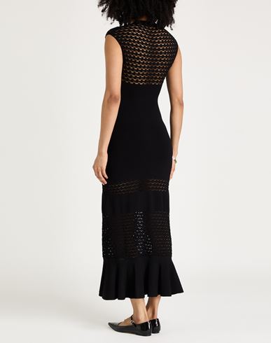 Woman Maxi dress Black Size XS Viscose, Polyester